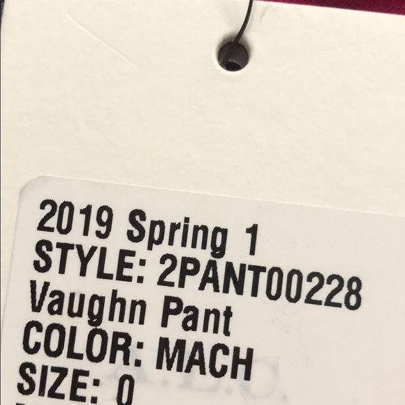 A.L.C pink Vaughn bootcut pant size o - Picture 4 of 7